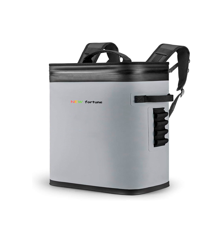F-004 Grey Waterproof Backpack TPU Portable Soft Cooler Customizable Logo