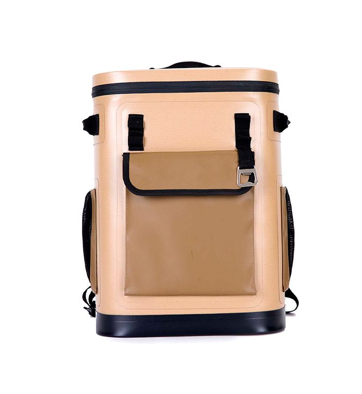 حقيبة ظهر محمولة مقاومة للماء من مادة TPU F-026، مبرد ناعم للمشي في الهواء الطلق