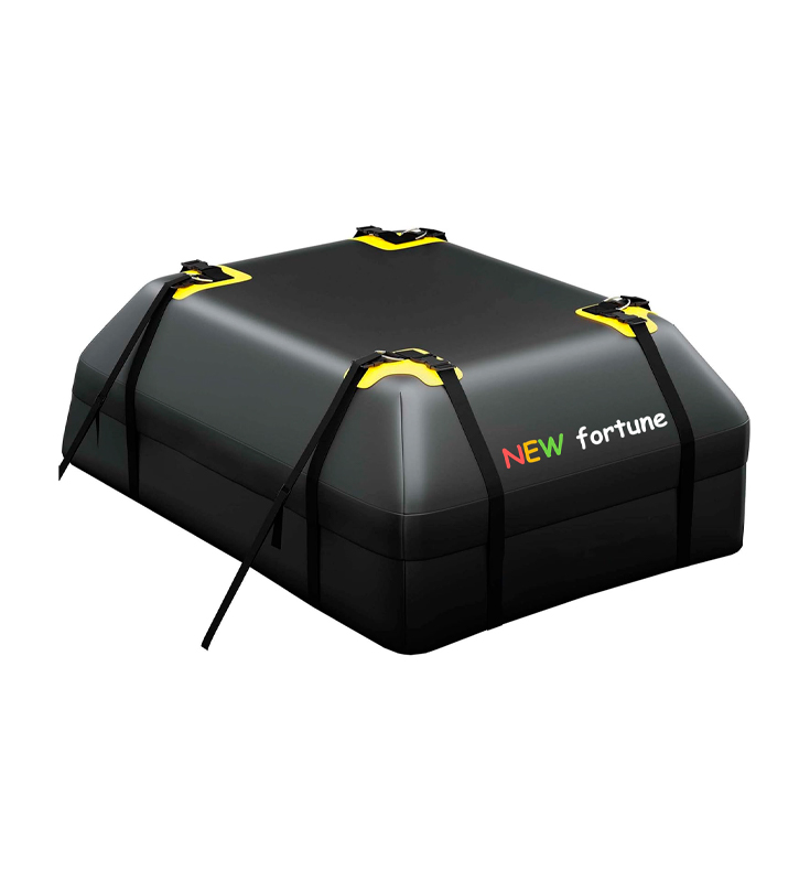 FO-12 15 قدم مكعب 500D PVC حقيبة شحن متينة مقاومة للماء لسقف السيارة