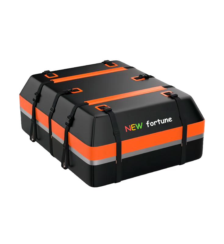 FO-14 حقيبة سقف السيارة مقاومة للماء ذات سعة كبيرة مع حصيرة مضادة للانزلاق