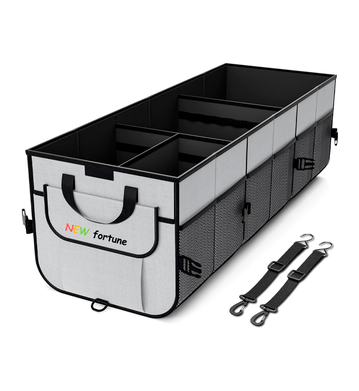 H-08 منظم تخزين السيارة متعدد الأقسام وقابل للطي ذو سعة عالية