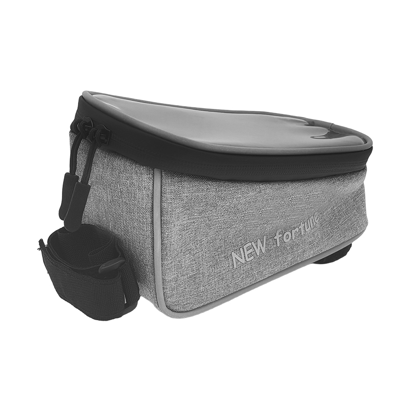 BI-07 حقيبة تخزين مقاومة للماء للدراجة باللون الرمادي سهلة التركيب